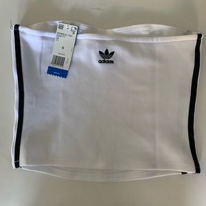 Adidas Strapless Crop Top